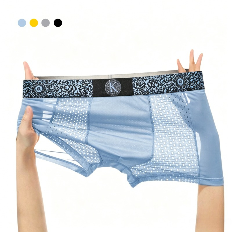 Mesh Sport Boxer - Męskie bokserki z siateczki z chłodzącego