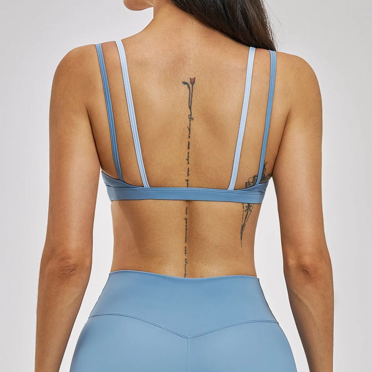 Quick Dry Underwear - Biustonosz sportowy Ningyu damski z odkrytymi