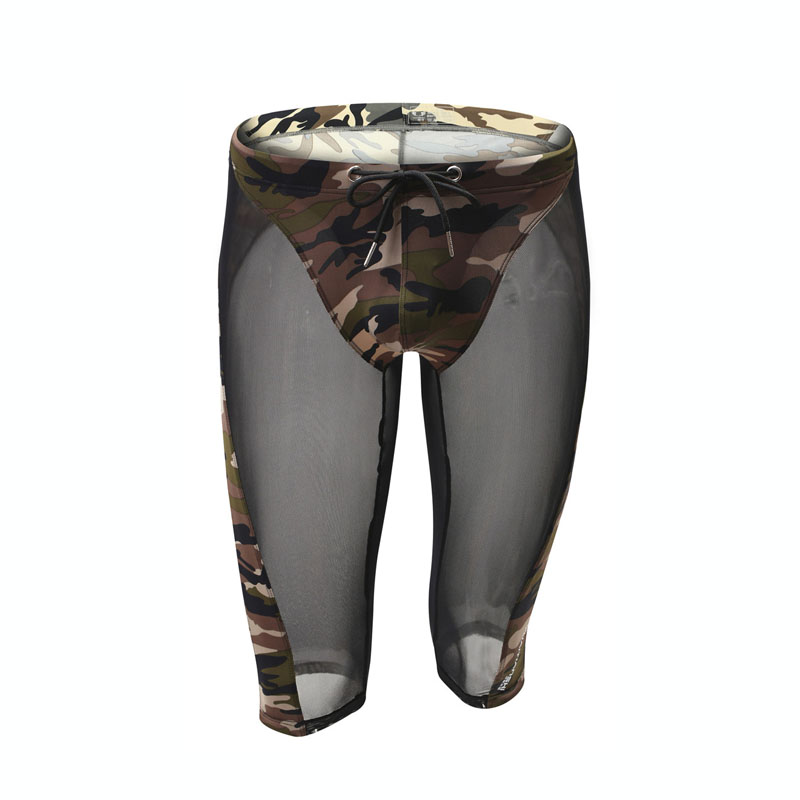 Mesh Sport Boxer - Mesh bokserki kamuflaż bielizna męska elastyczny
