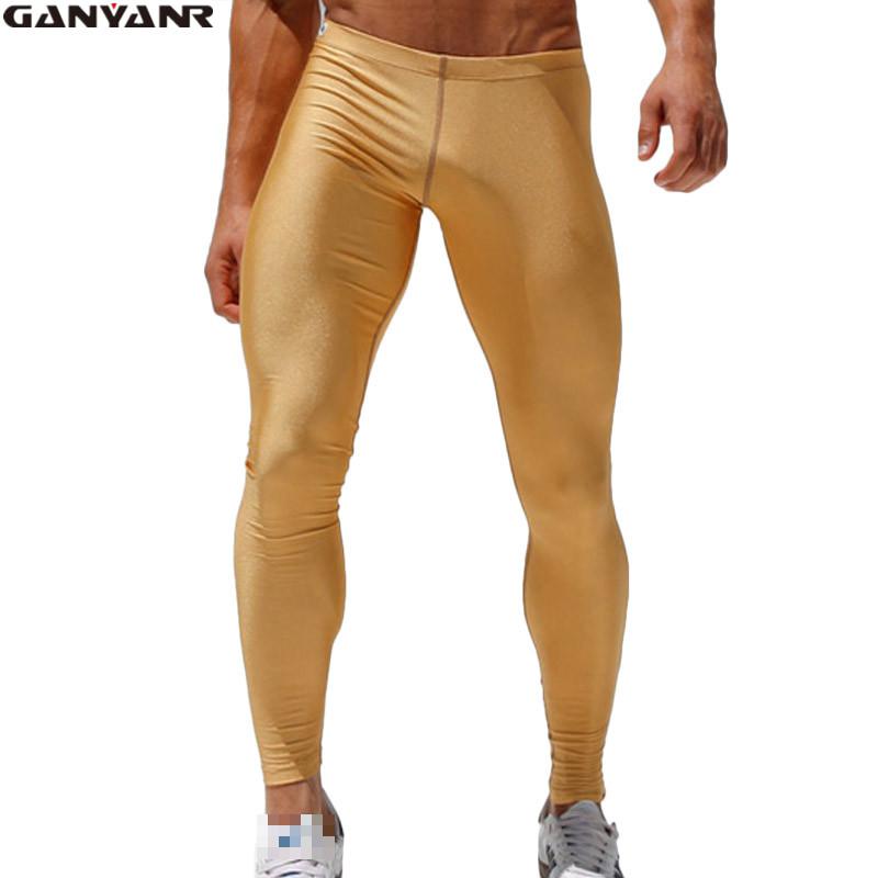 Compression Long Pant - GANYANR legginsy do biegania męskie spodnie