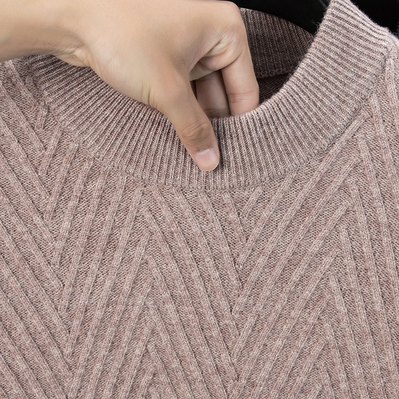 Thermal Long John - Męskie swetry z 100% kaszmiru, grube,