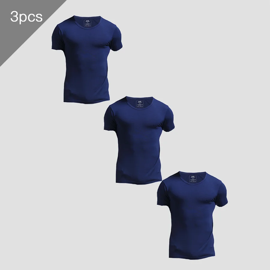 Undershirt Crew Neck - 3 szt. Męskie letnie koszulki z