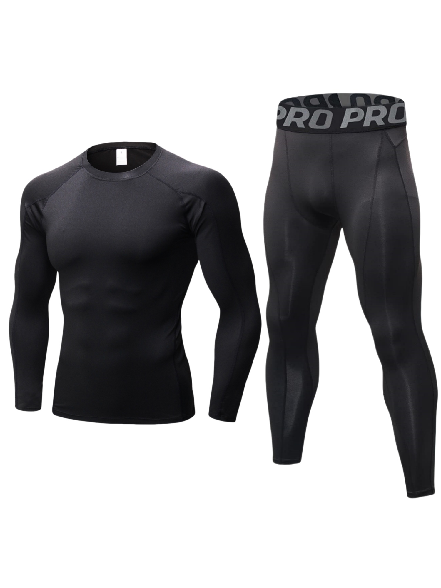 Compression Long Pant - Mens Workout Compression Set Pants and