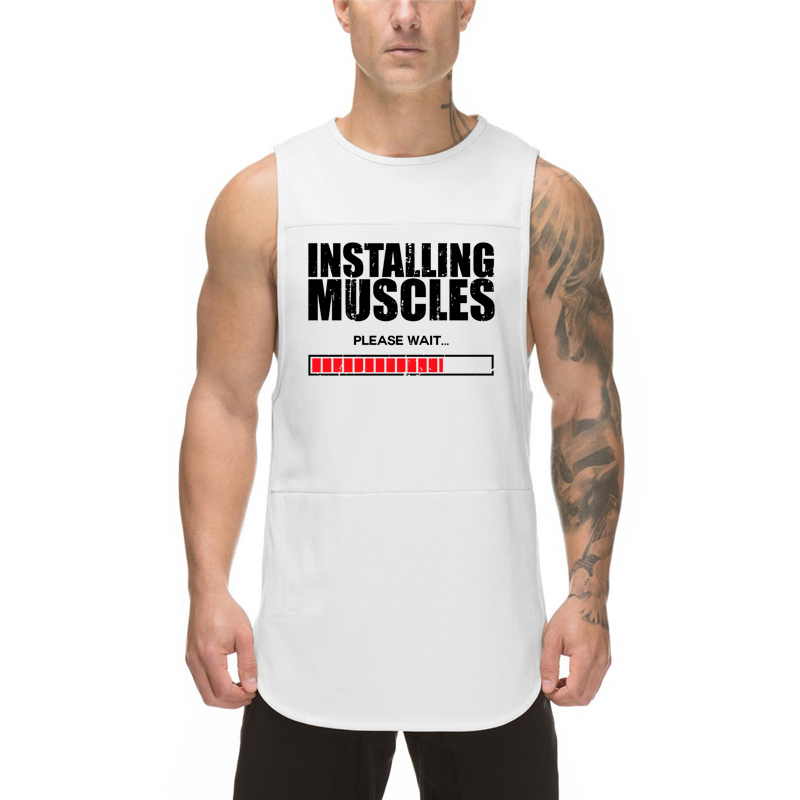 Sleeveless Undershirt - Letnia męska koszulka sportowa bez rękawów
