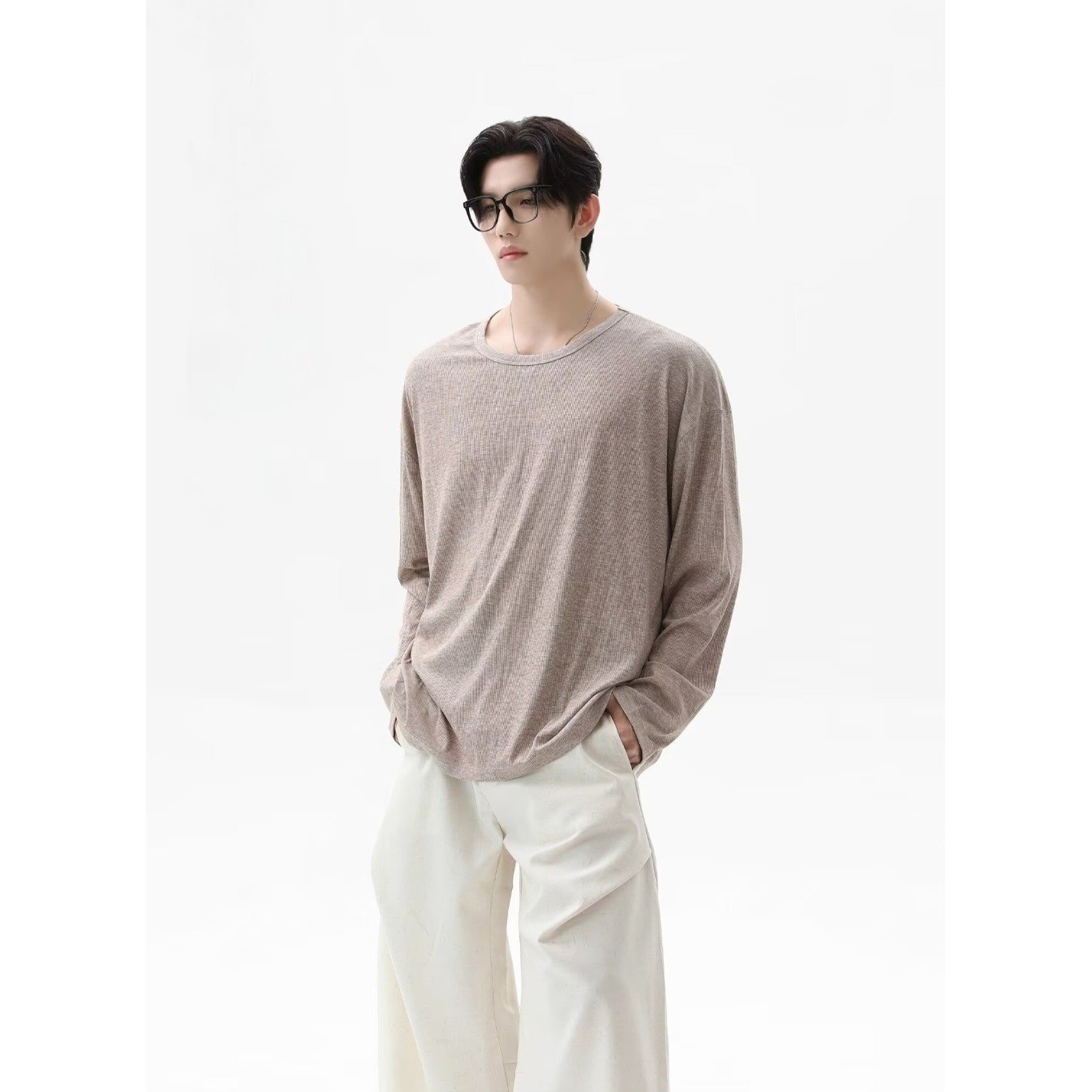 Undershirt Crew Neck - Koszulka z długim rękawem o nowej
