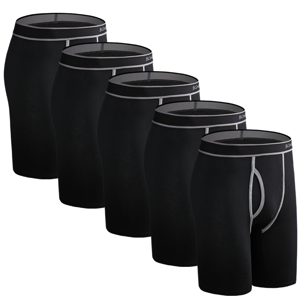 Boxer Brief Pack Cotton - 5 sztuk długie bokserki męskie bokserki