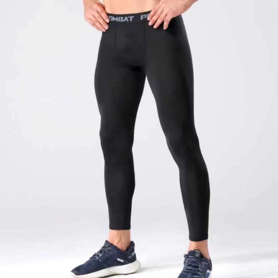 Compression Long Pant - Nowe Obcisłe Męskie Spodnie Treningowe na