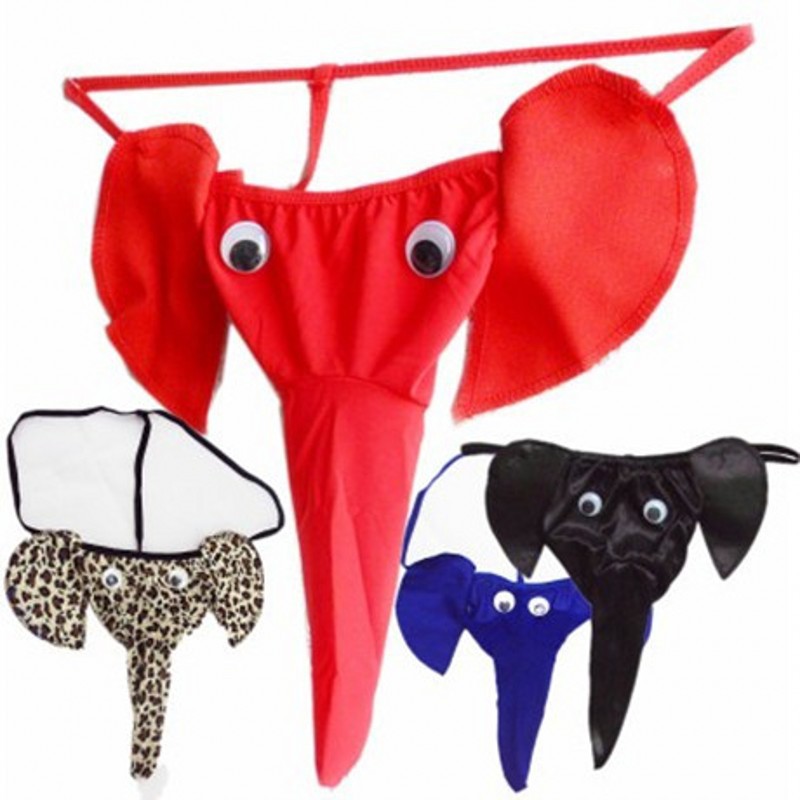 Trunk Breathable Men - Męskie seksowne stringi w kształcie słonia