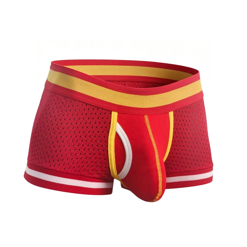Męskie bokserki z siateczki, w – Mesh Sport Boxer recenzja i cena