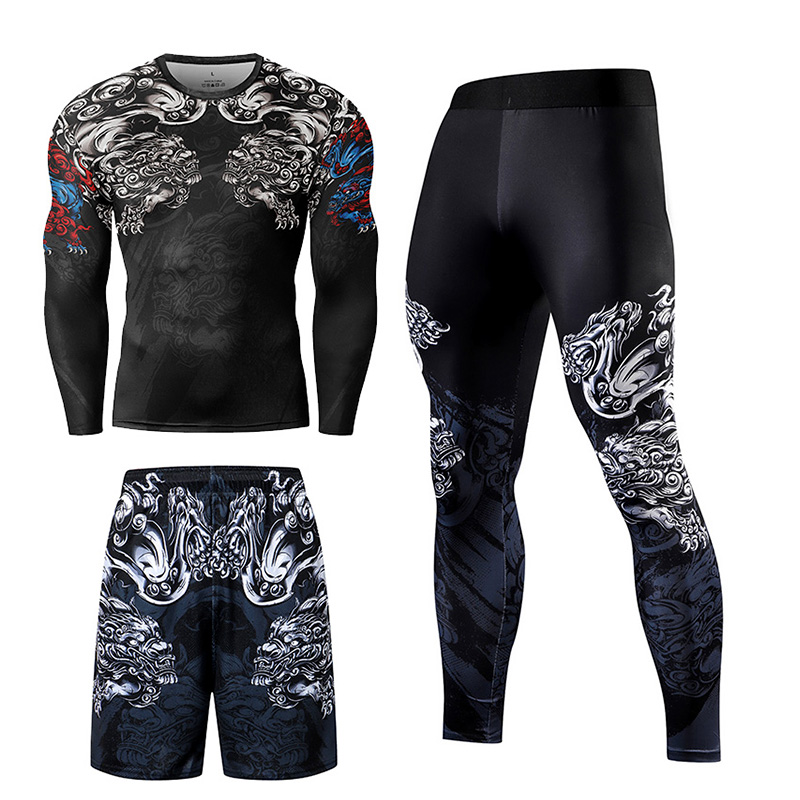2/3-częściowy męski zestaw do  – Compression Long Pant recenzja i cena