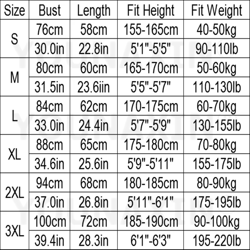 YOUNAXIN Unisex Bezrękawnik Ko – Base Layer Top recenzja i cena