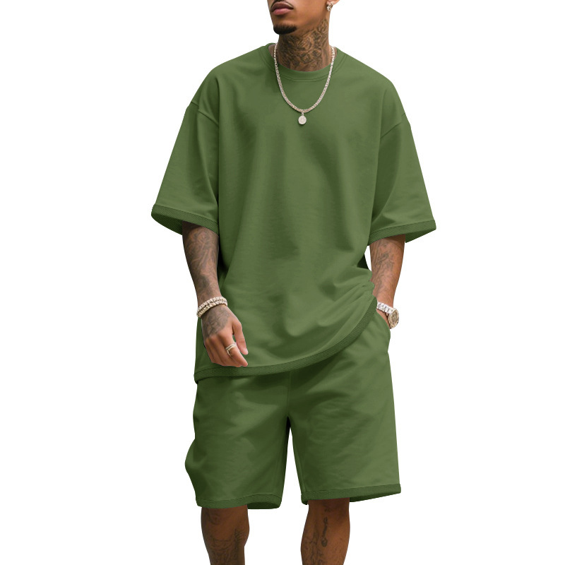 Męski, casualowy dwuczęściowy  – T Shirt Tight Fit recenzja i cena