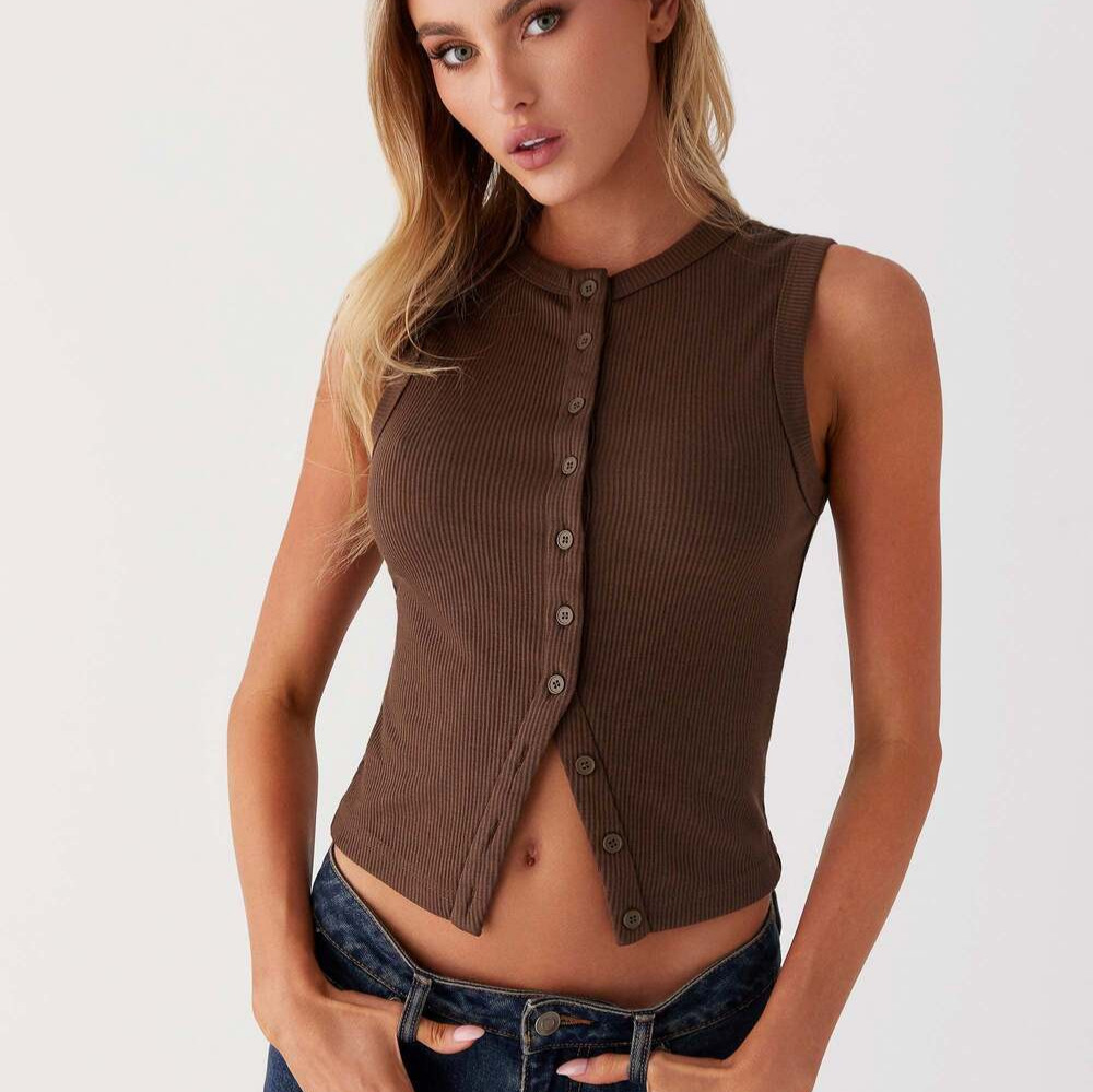Prążkowany top na ramiączkach  – Tank Top Ribbed recenzja i cena