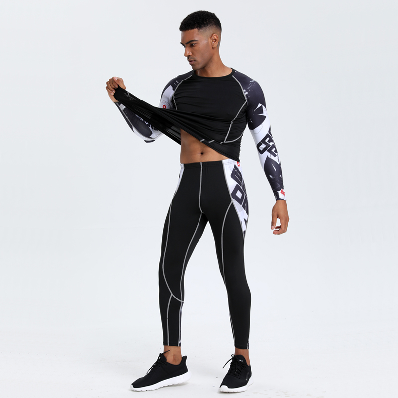 Męski strój sportowy PRO: szyb – T Shirt Tight Fit recenzja i cena