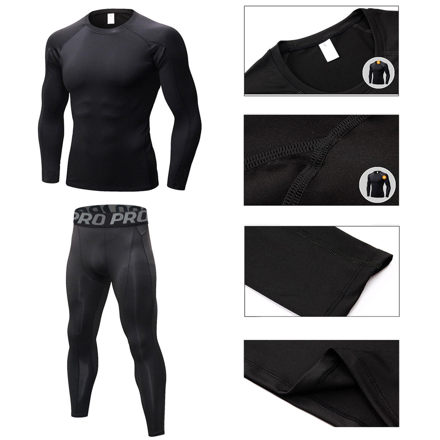 Mens Workout Compression Set P – Compression Long Pant recenzja i cena