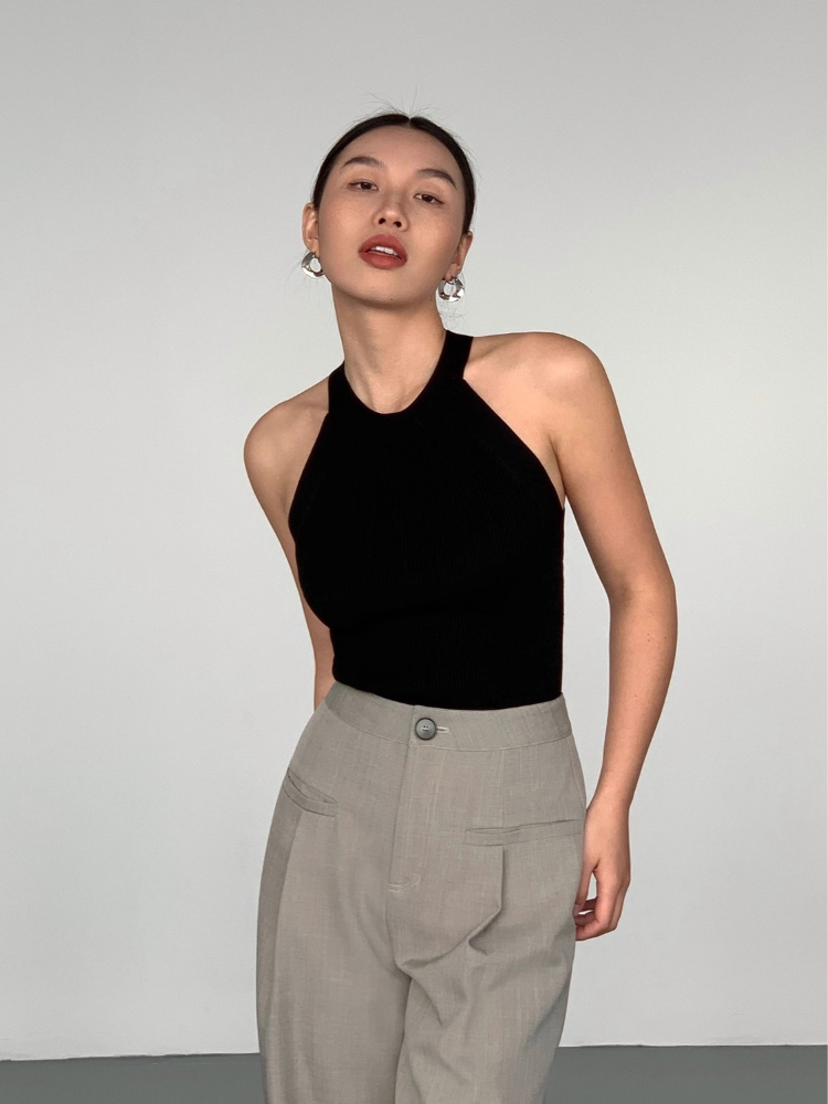 AOSSVIAO 2026 Letnia Krótka Bl – Suspender Tank Top recenzja i cena