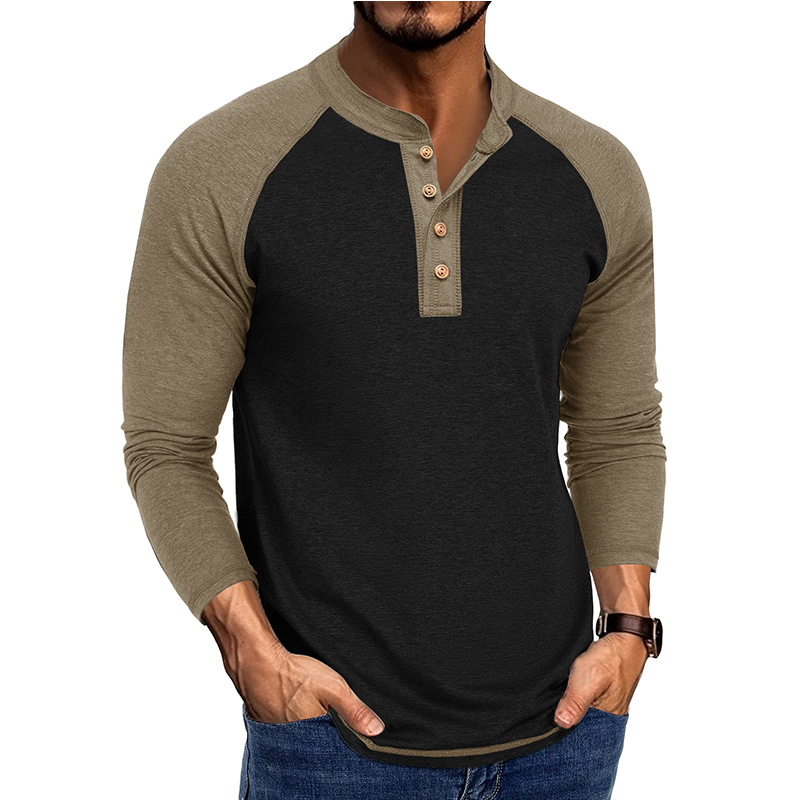 Męska nowa koszulka Henley z d – Base Layer Top recenzja i cena
