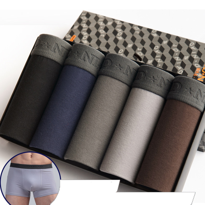 5 sztuk/partia bielizna męska  – Boxer Brief Pack Cotton recenzja i cena