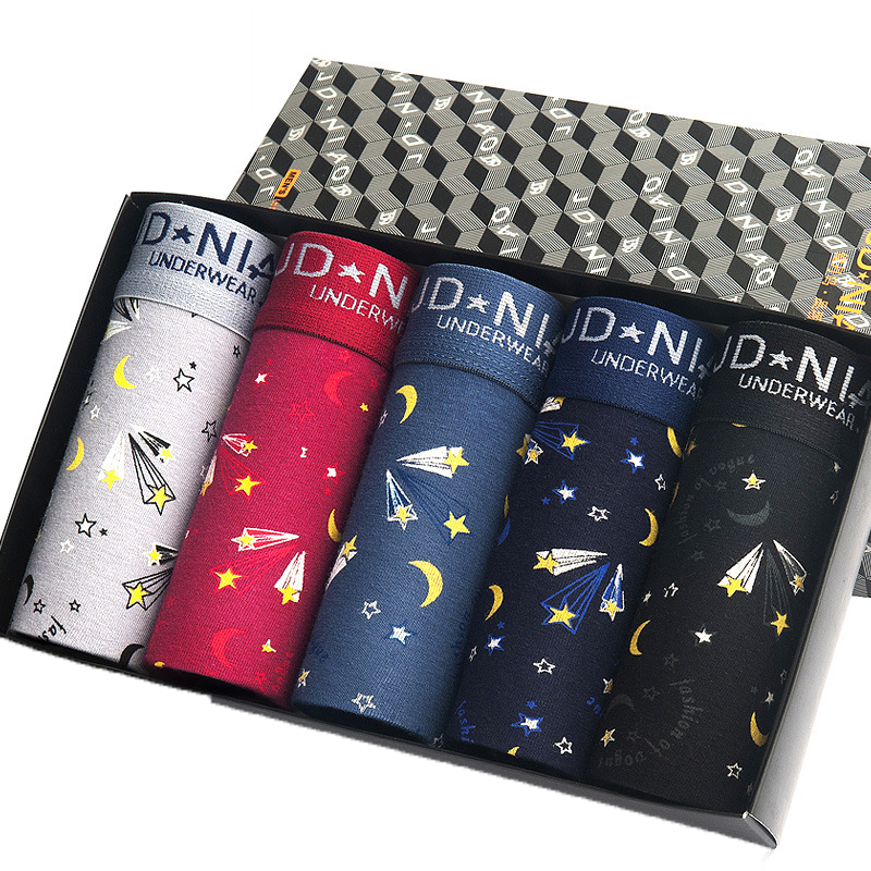 5 sztuk/partia bielizna męska  – Boxer Brief Pack Cotton recenzja i cena
