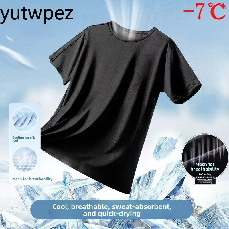 Letnia koszulka męska z jedwab – T Shirt Tight Fit recenzja i cena