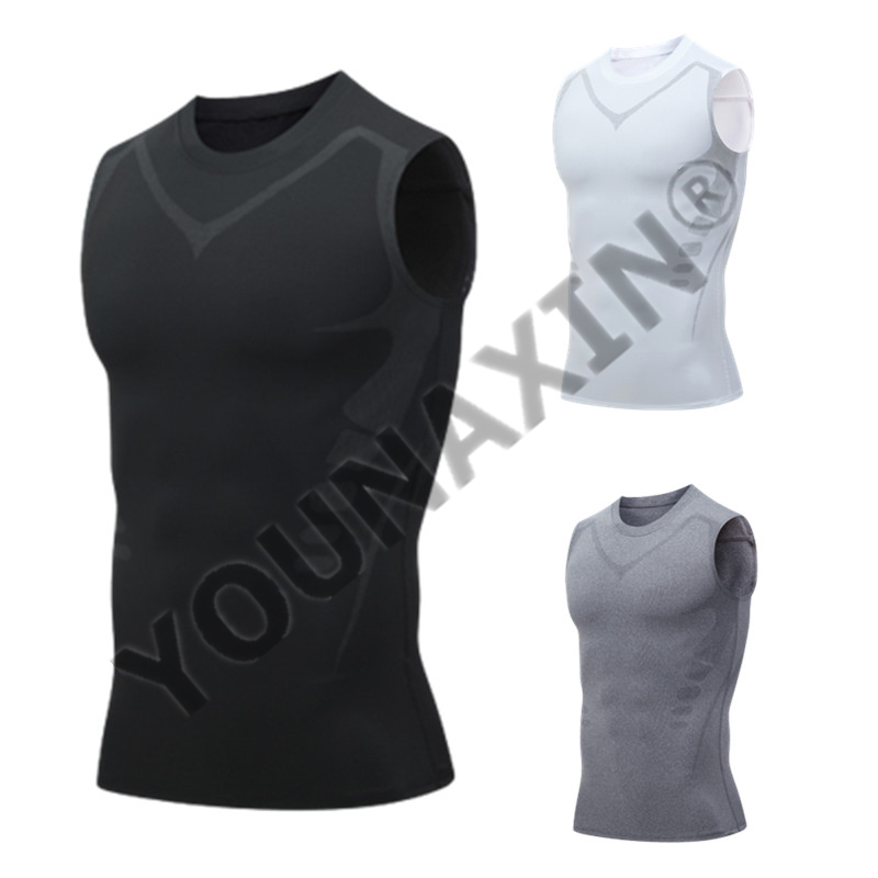 3 sztuki męskich bezrękawników – Base Layer Top recenzja i cena