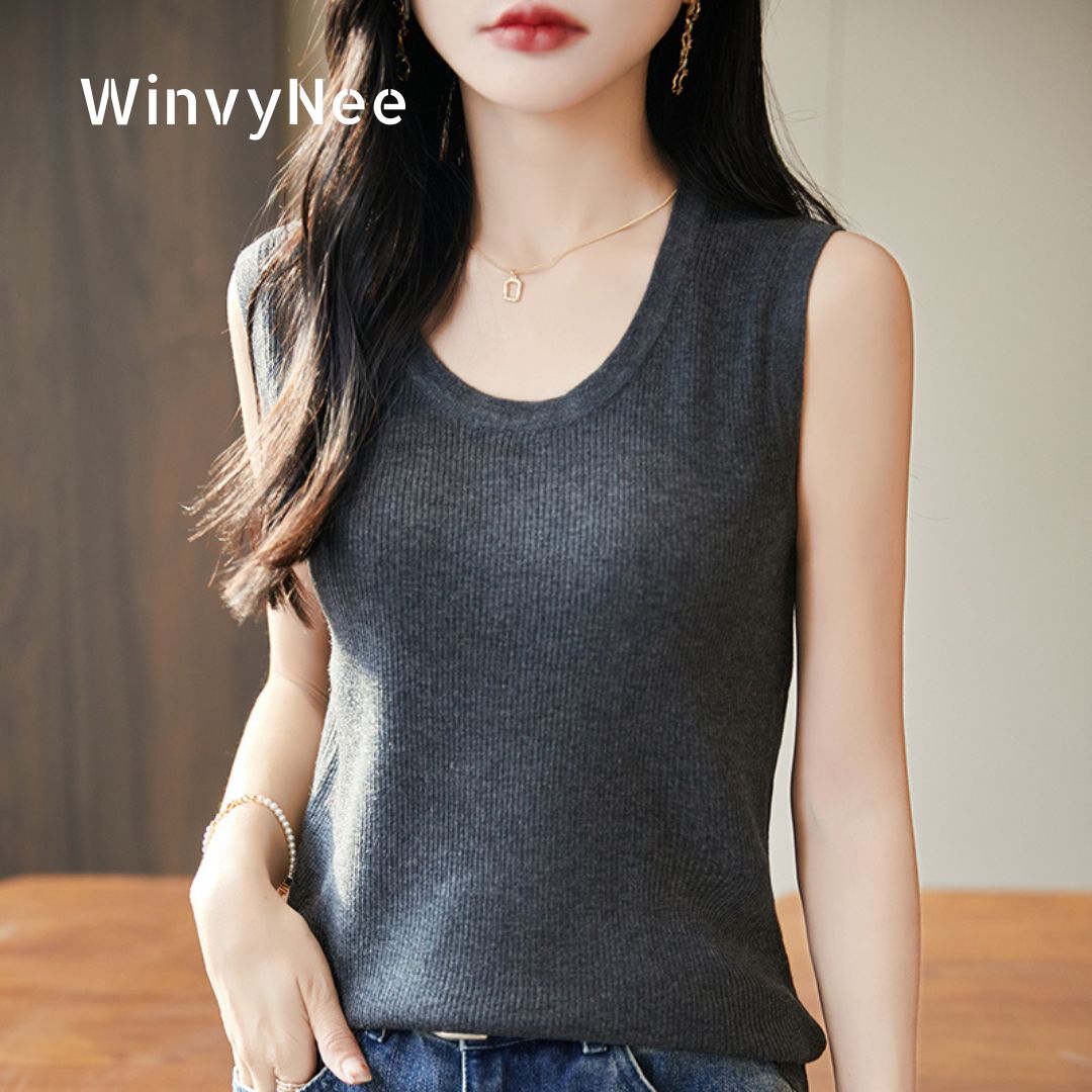 WinvyNee Damskie Prążkowane Po – Tank Top Ribbed recenzja i cena