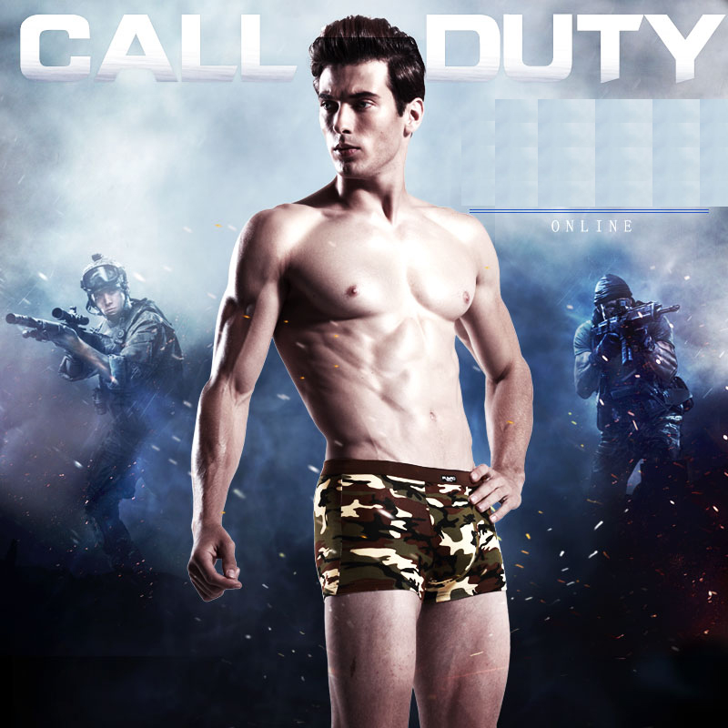 4 sztuk/partia kamuflaż Bokser – Multi Pack Underwear recenzja i cena