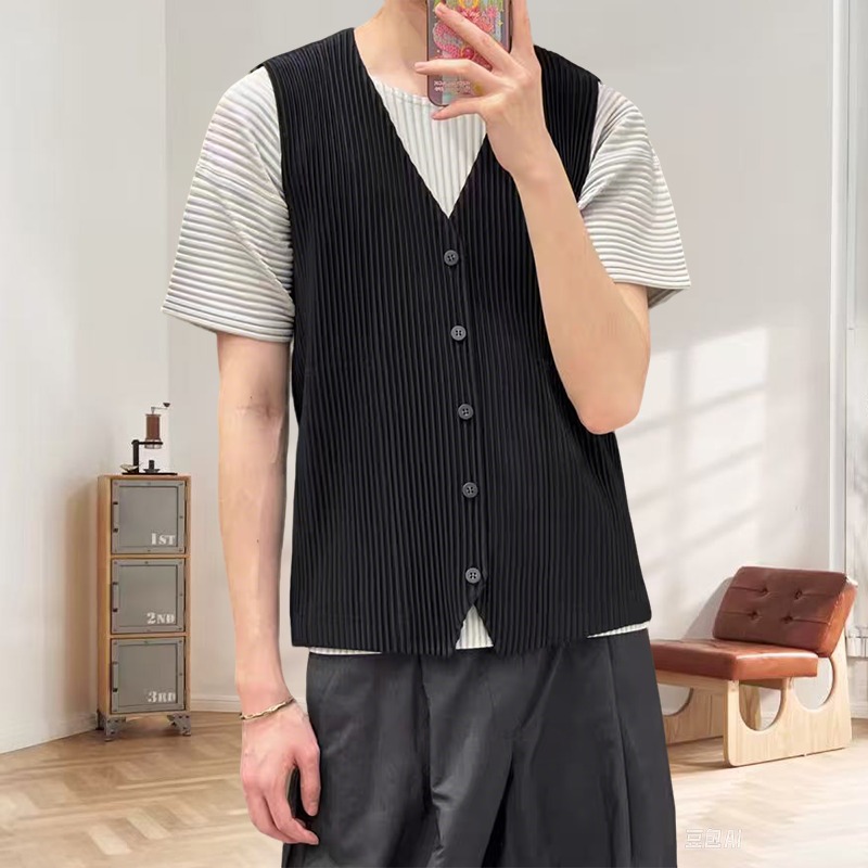 Miyake plisowany oryginalny po – Undershirt Crew Neck recenzja i cena
